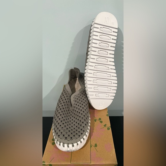 Ilse Jacobsen HORNBAEK Women's Tulip 139 Flat | Slip-On | Low-Top |Grey | 38/7.5 - Picture 2 of 4